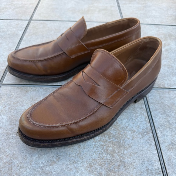 Sid Mashburn Classic Brown Leather Loafers main image 6